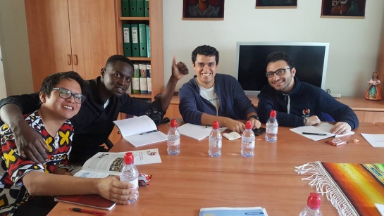 Pedro, Prence, Guillermo and Zareh (L-R)